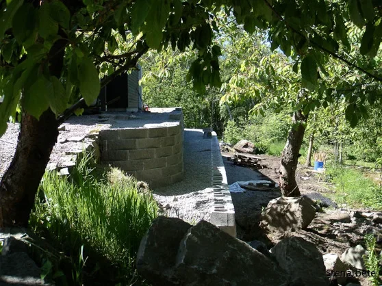 Mur i natursten